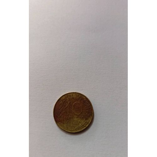 Piece 10 Centimes Francs 1972