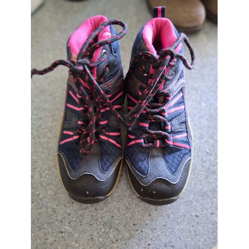 Basket Montante Bleu Et Rose "P- 29 "Fille