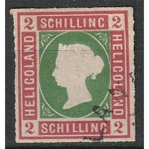 Timbre Oblitéré Avec Charnière Heligoland, Colonie De La Couronne Britannique. Reine  Alexandrine Victoria Du Royaume-Uni Année 1867 N° 3