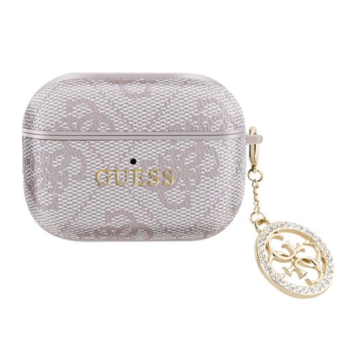 Coque pour AirPods Pro avec Charm Design Élégant Guess Rose Poudré