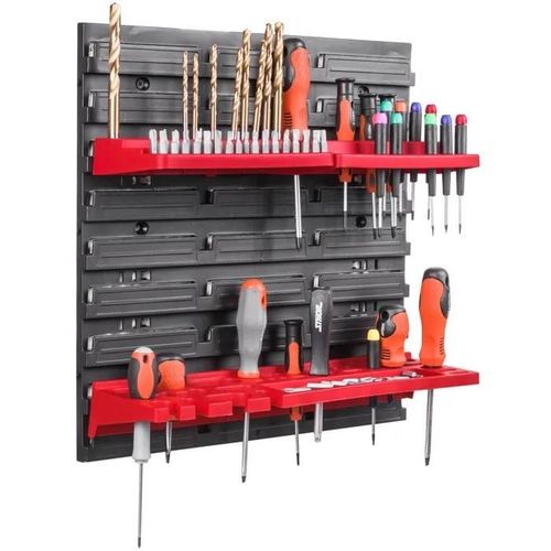 Tableau à outils 39x39 cm mur de garage grande étagère à outils