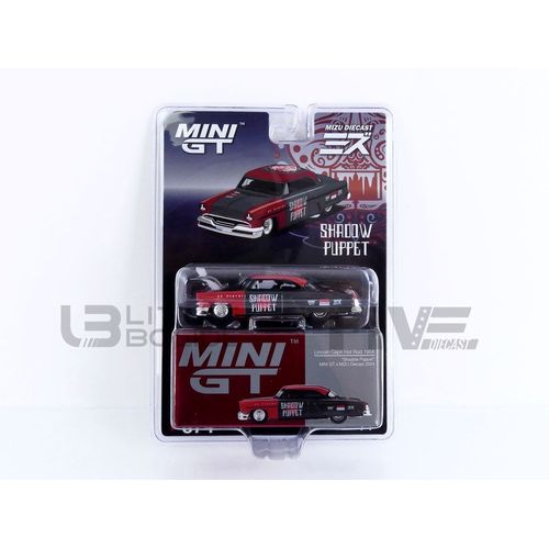 Mini Gt 1/64 - Lincoln Capri Hot Rod Shadow Puppet - 1954 Mgt00874-Bl-Mini Gt