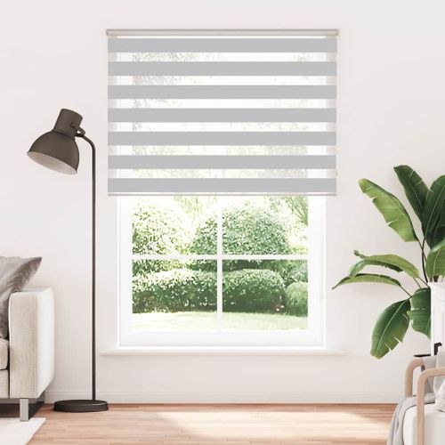 Vidaxl Store Zèbre Gris Clair Largeur Du Tissu 160,9 Cm Polyester