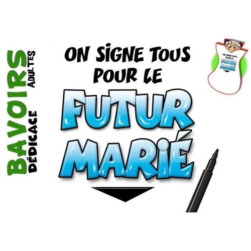 Bavoir Dédicace Future Mariée