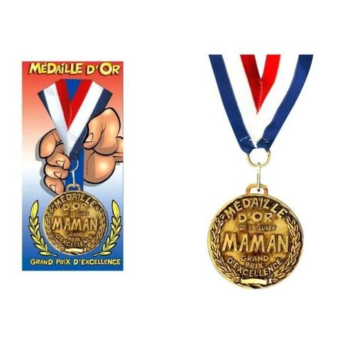 Médaille D'or De La Super Maman