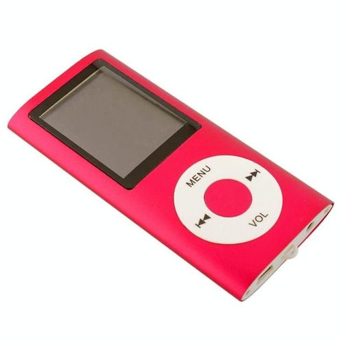 Lecteur MP4 Écran 1.8 Pouces 16GB Avec Écouteurs Et Câble Noir Rouge YONIS