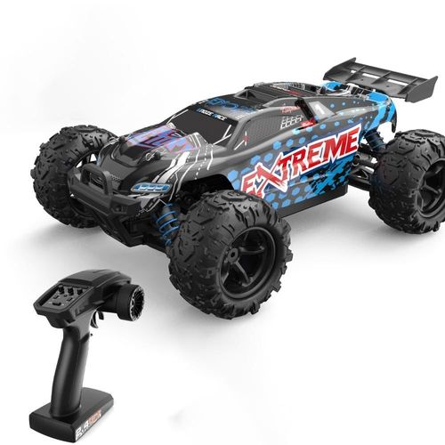 Voiture Télécommandée 4WD Haute Vitesse 40km/h Batterie Lithium 80m Distance Bleu YONIS