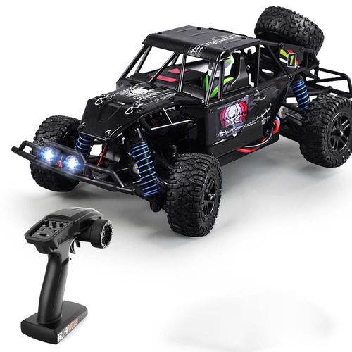 Voiture Télécommandée 4WD Haute Vitesse 40km/h Batterie Longue Durée 80m Portée Noir YONIS