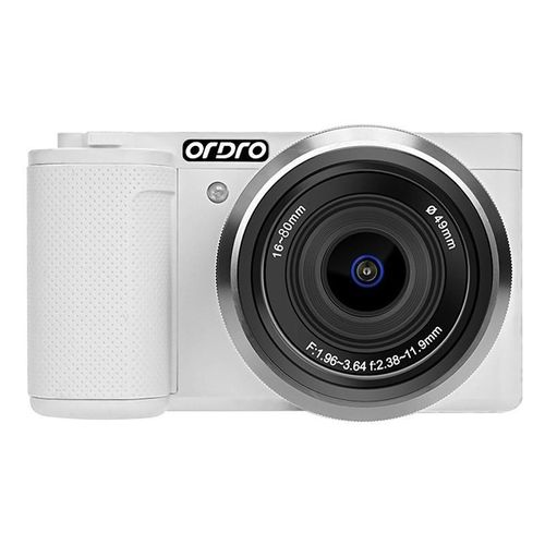 Appareil Photo Numérique 5K Zoom Optique Vision Nocturne Écran Tactile WiFi Blanc Blanc YONIS