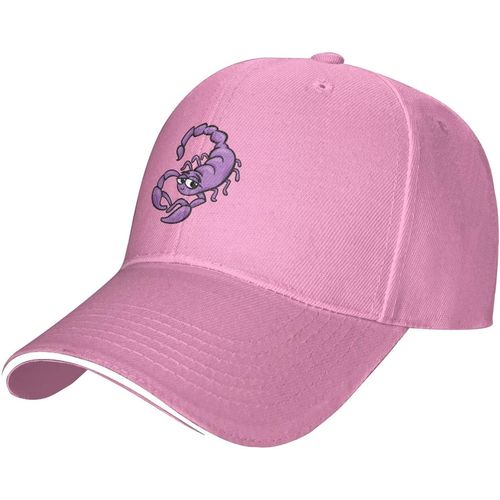 Casquette De Baseball Constellation Scorpion De Dessin Animé Pour Hommes Et Femmes, Chapeau Décontracté En Langue De Canard