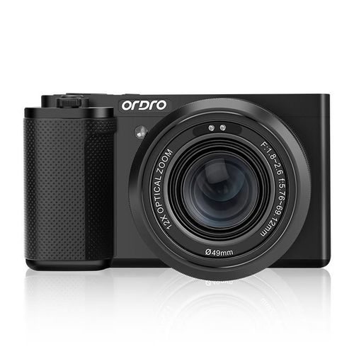 Appareil Photo Numérique 5K Zoom Optique Vision Nocturne Écran Tactile WiFi Blanc Noir YONIS