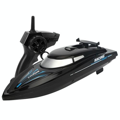 Bateau Télécommandé Enfant Cadeau Idéal Longue Portée 2.4G Noir Noir YONIS