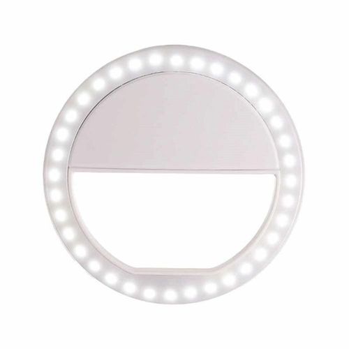 Ring Light LED Pour Selfies Photographie Live Éclairage 360° Blanc Compact YONIS