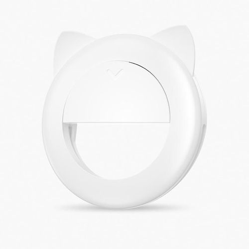 Ring Light LED Selfie Vidéo Conférence Lumière Réglable Portable Compacte YONIS