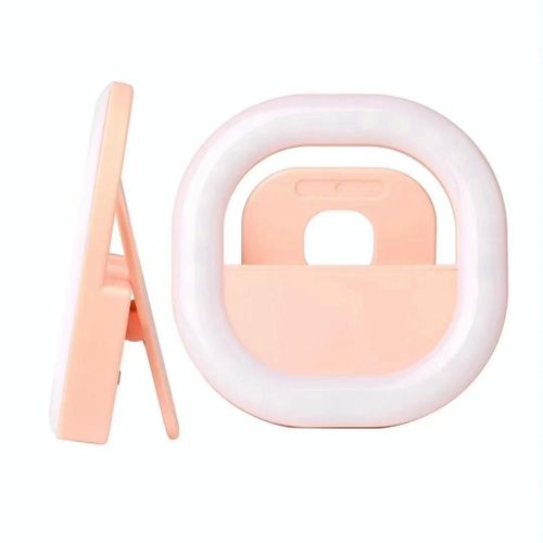 Ring Light Rechargeable Clip Pour Selfie Avec 3 Niveaux De Luminosité YONIS