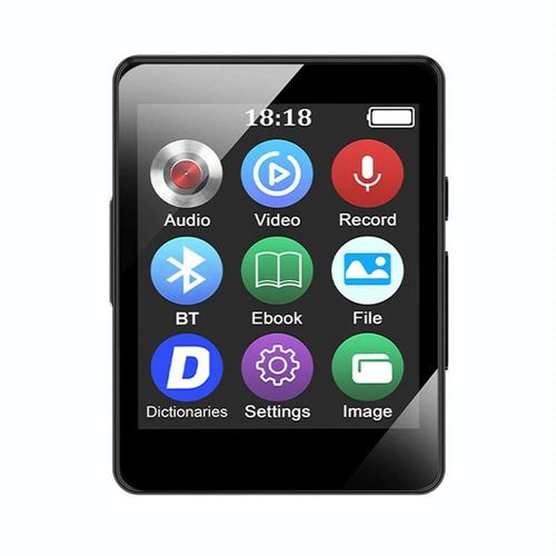 Lecteur MP3 Bluetooth 5.0 Avec Écran HD Et Mémoire 32GB Noir YONIS