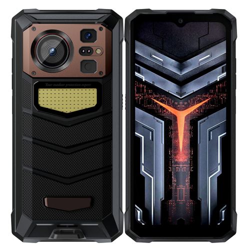Smartphone Incassable 6GB+256GB Vision Nocturne Batterie 20800mAh Android 13 Or YONIS