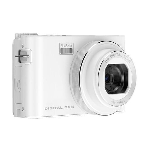 Appareil Photo Numérique 4K HD 64MP Écran Tactile Anti-Tremblement Vlogging Noir YONIS