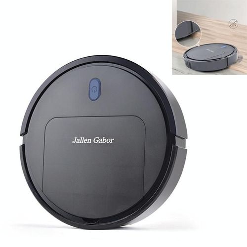 Robot Aspirateur Intelligent Nettoyage Automatique Mini Chargement USB 120-150m² Noir Noir YONIS
