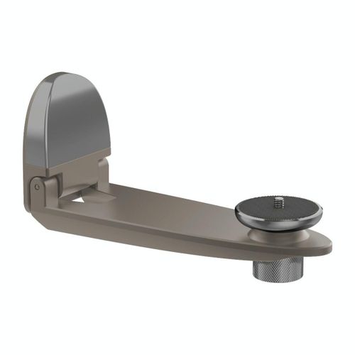 Support Mural Vidéoprojecteur Pliable Réglable En Alliage D'Aluminium Argenté Gris YONIS