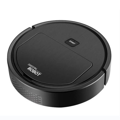 Robot Aspirateur Intelligent USB Balayage Automatique Silencieux Noir 1500mAh YONIS