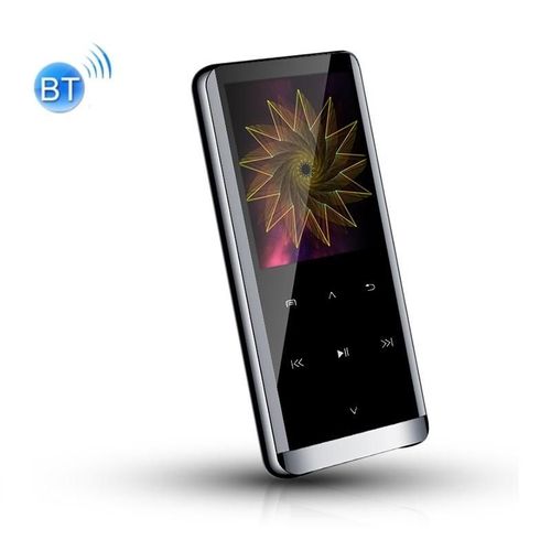 Lecteur MP4 HD Réduction Bruit Bluetooth 4GB HIFI 48H E-Book Carte TF Noir YONIS