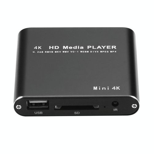 Passerelle Multimédia 4K USB HDMI Audio Vidéo 4G Stockage Lecture Automatique Noir 2 YONIS