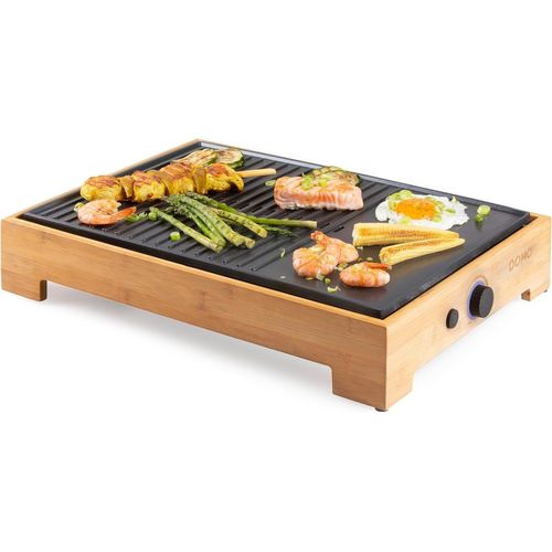 CHECARZHN--NO1-Do9271G Plancha Grill Bamboo Style 42 X 28 Cm - 1800 W