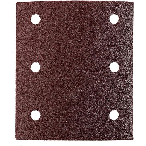 Bande abrasive 115x100 mm en corindon supérieur avec grain 180, changement sans outil, encollage entièrement en résine synthétique et support papier renforcé, pour le ponçage du bois et du métal