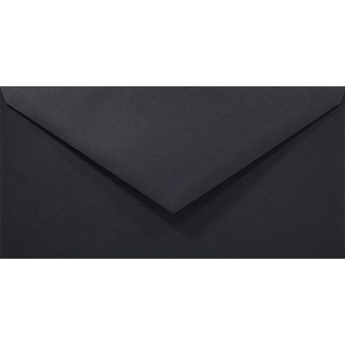 50 enveloppes longues noires DL 110x220mm Rainbow 80g rabat pointu collage humide enveloppes colorées enveloppes décoratives pour invitations mariage Noël cartes de voeux anniversaire fêtes