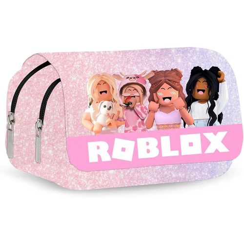 Robllox Sac À Crayons, Robllox Trousse Crayons Sac À Crayons Dessin Animé Trousse Scolaire Boîte À Stylo Grande Capacité Scolaire Crayon Multifonction Boîte De Papeterie Organisateur Pour Voyage Ecole