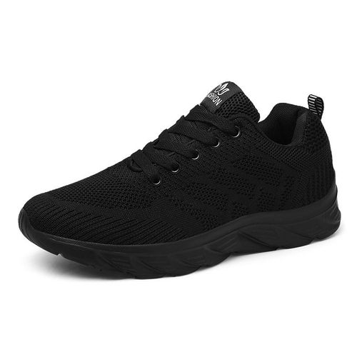 Chaussures Femme Sénior Confort - Semelle Souple Antidérapant - Loisirs Voyage Printemps Été Noir
