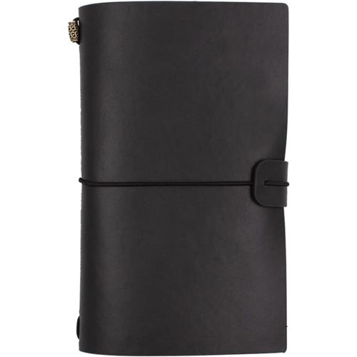 Cuir Vintage Journal Agenda(20 Cm*12 Cm) Carnet De Notes Rechargeable Avec Séparation, Bloc-Notes Avec Des Pages Blanches, Idéal Pour Cadeaux, Voyages, D'écriture Et De L'esquisse