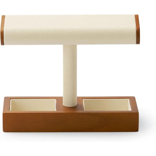 Présentoir De Montres En Bois, Porte-Bracelets, Présentoir À Bijoux, Présentoir Pour Homme Et Femme (Beige)