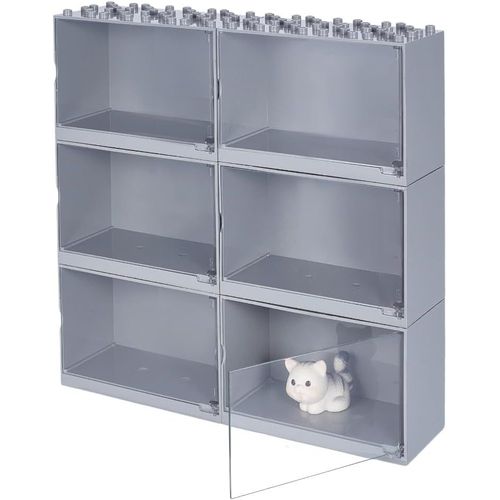 6Pcs Boîte De Présentation Pour Mini Figurines Gr Boîte De Présentation Pour Objets De Collection Boîte De Rangement Pour Figurines D'Action Boîte Pour Modèles Présentoir 10.2X5.6X7Cm