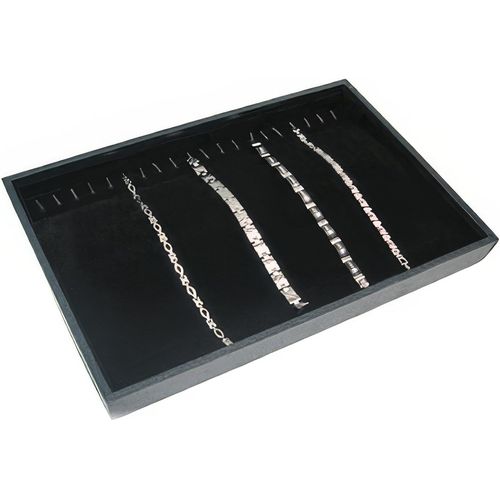 Présentoir À Bijoux Pour Colliers Et Bracelets Noir