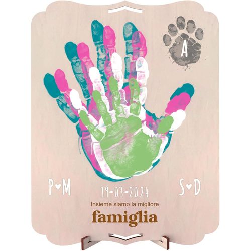 Kit De Cartes Personnalisées Personnalisées Pour Un Cadeau . Poster De La Maison Par Famille, Amici, Cadeau De Compléanno. Cadeau, Album