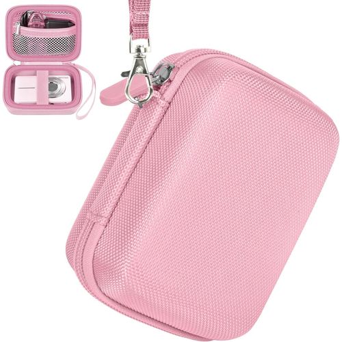 CHECARZHN--NO1-Sacoche Pour Appareil Photo Numérique Compact Fhd 1080P 36 Mp 2,4 Lcd Rechargeable Seulement Petite Boîte De Rangement, Rose