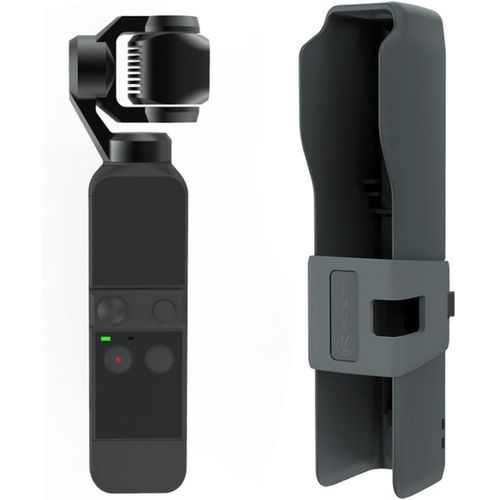 CHECARZHN--NO1-Étui De Protection Externe Pour Dji Pocket 2 - Housse De Protection Anti-Rayures Avec Sangle, Noir , Portabilité