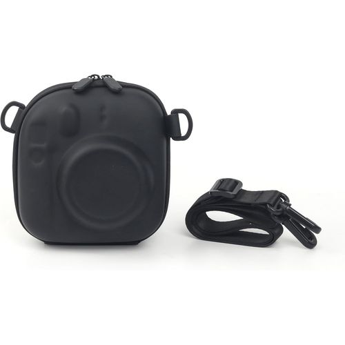CHECARZHN--NO1-Étui De Transport Rigide Pour Instax Mini 12/11/9/8/40/7+ - Sac De Transport En Eva Pour Appareil Photo Polaroid Go 9035/9071/9070 Avec Sangle Et Poche Pour Accessoires - Noir, Instax
