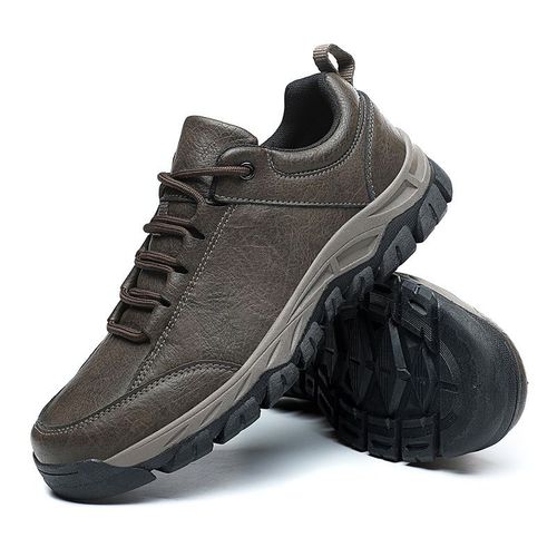 Chaussures Sport Homme Cuir Imperméable - Antiodor Confort Sénior - Printemps