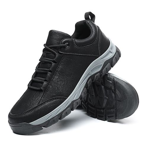 Chaussures Sport Homme Cuir Imperméable - Antiodor Confort Sénior - Printemps