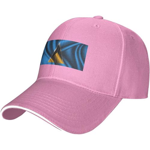 Casquette De Baseball Drapeau De Sainte-Lucie Pour Hommes Et Femmes, Chapeau Décontracté En Langue De Canard