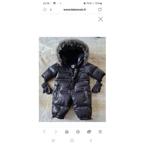 Manteau Bébé Hugo Boss 6 Mois Bleu Marine