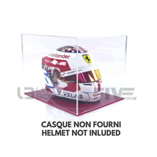 Mini Helmet 1/2 Bv2red/79618 Display Case Show-Case 1/2 For Mini Helmet Diecast Modelcar