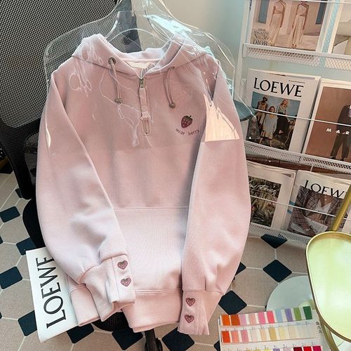Hauts À Capuche Tendance Pour Femmes, Printemps Et Automne, Fleurs Brodées Fines, Vêtements Pour Femmes De Grande Taille