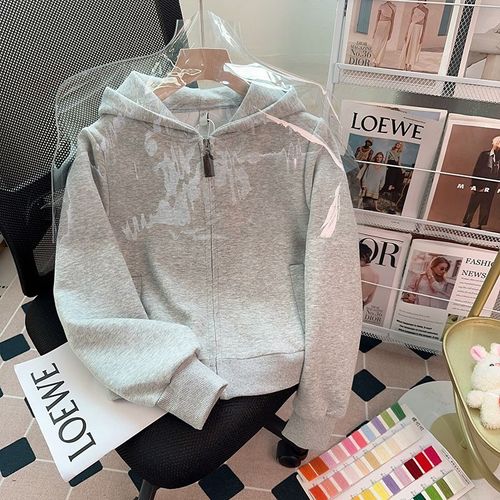 Pull En Peluche Et Épais Pour Femme Automne Et Hiver, Haut Chaud À Capuche Brodé Pour Femme Grande Taille