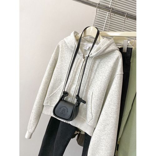 Sweat-Shirts Pour Femmes Printemps Et Automne Mince Couleur Unie Tendance Cardigan Veste Hauts Grande Taille Vêtements Pour Femmes