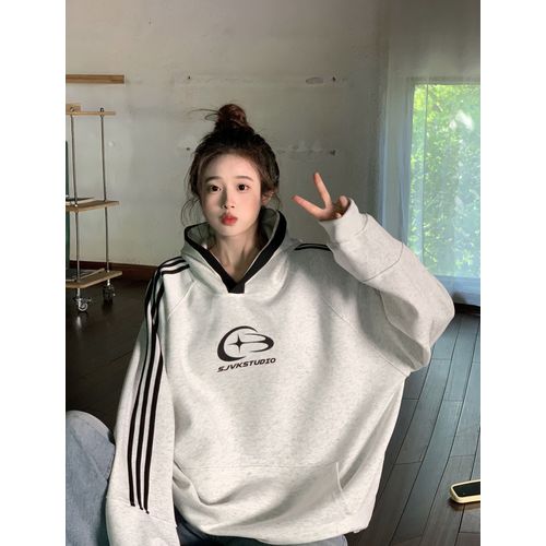 Sweats À Capuche Pour Hommes Et Femmes, Vestes Imprimées Fines Et Amples, Printemps Et Automne