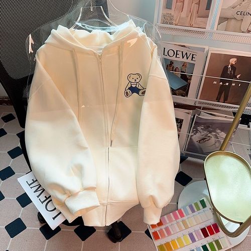Veste Cardigan Épaisse En Velours Brossé Composite Pour Femme, Haut Chaud